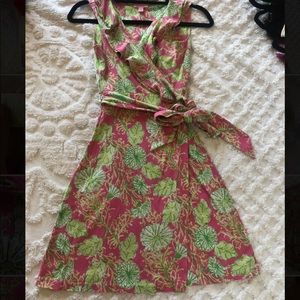 Lilly Pulitzer Hayden paint my petals wrap dress